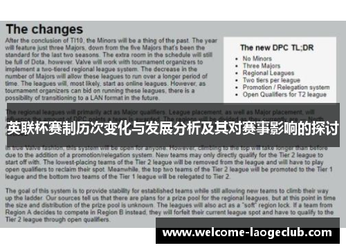 英联杯赛制历次变化与发展分析及其对赛事影响的探讨